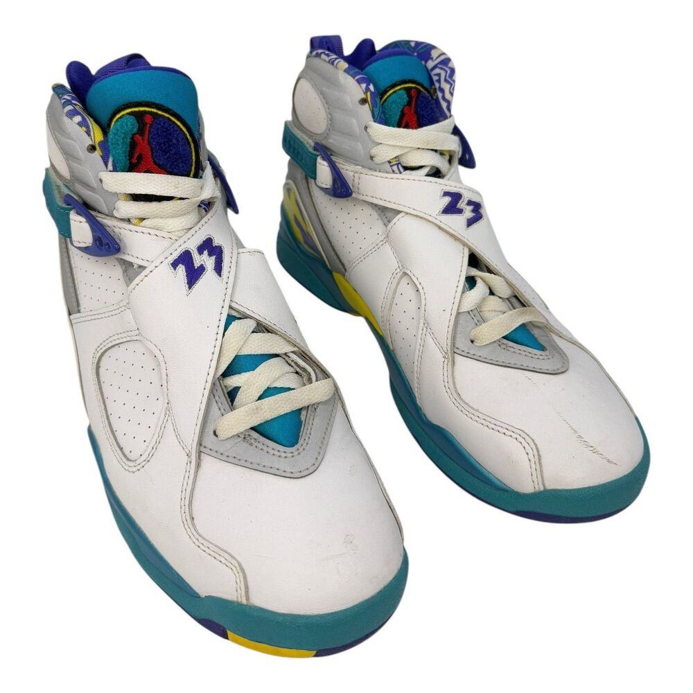 Nike Air Jordan Retro 8 VIII 2019 Aqua White Varsity Size 8.5 CL1236-100